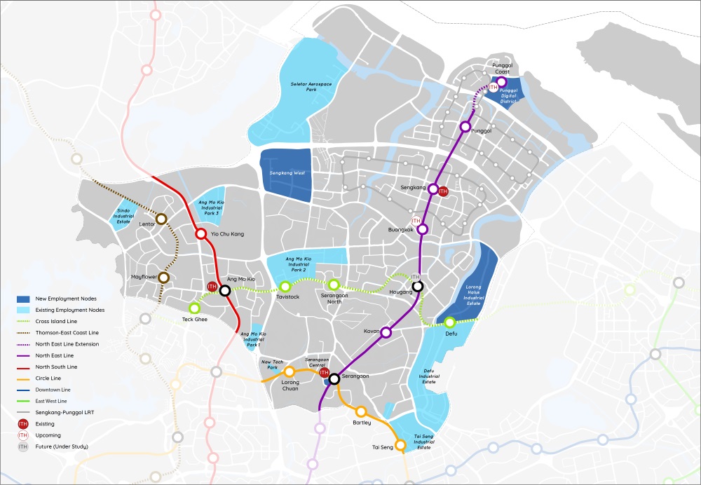 North East Line MRT Network